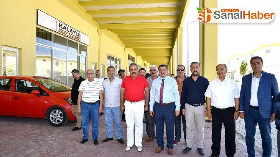 Başkan Gürkan'dan Galericiler Sitesine ziyaret