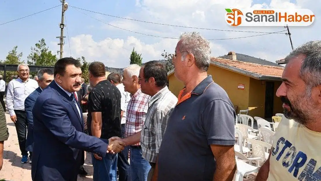 Başkan Gürkan Doğanyol ilçesinde incelemelerde bulundu