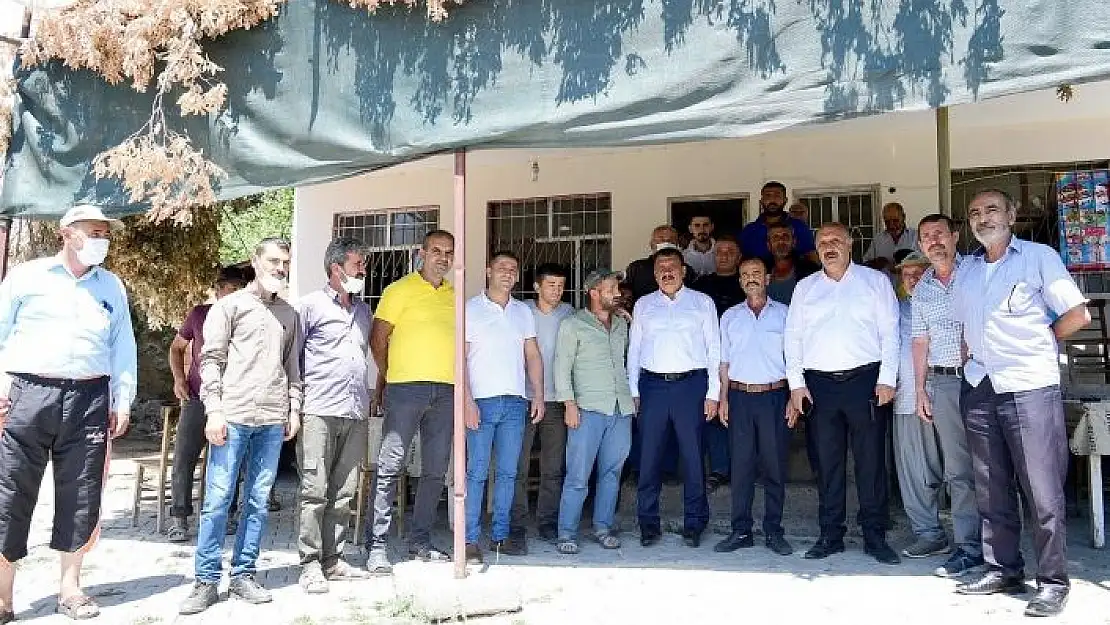 'Başkan Gürkan, Elmalı Mahallesi´ni ziyaret etti'