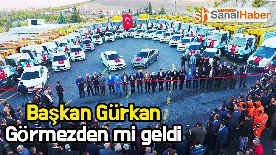 Başkan Gürkan Görmezden mi geldi