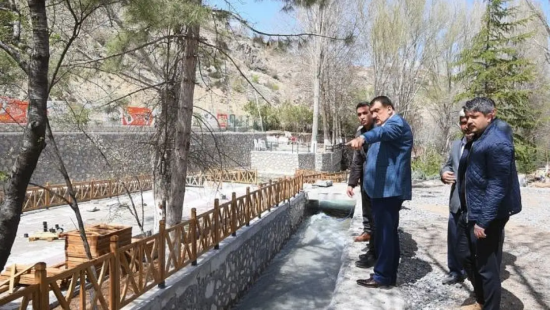 'Başkan Gürkan, Horata mesire alanında inceleme yaptı'