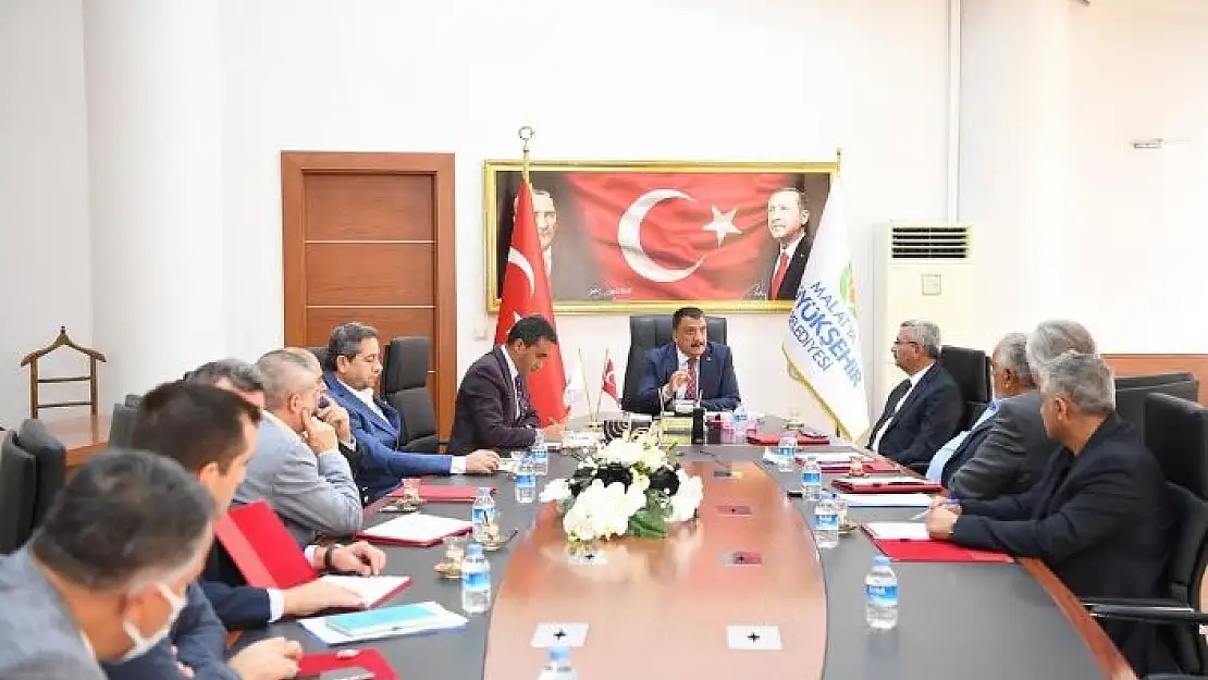 'Başkan Gürkan, sanayi esnaf temsilcileriyle bir araya geldi'