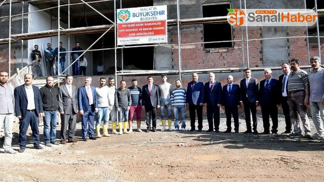 Başkan Gürkan, yeni itfaiye binasında inceleme yaptı