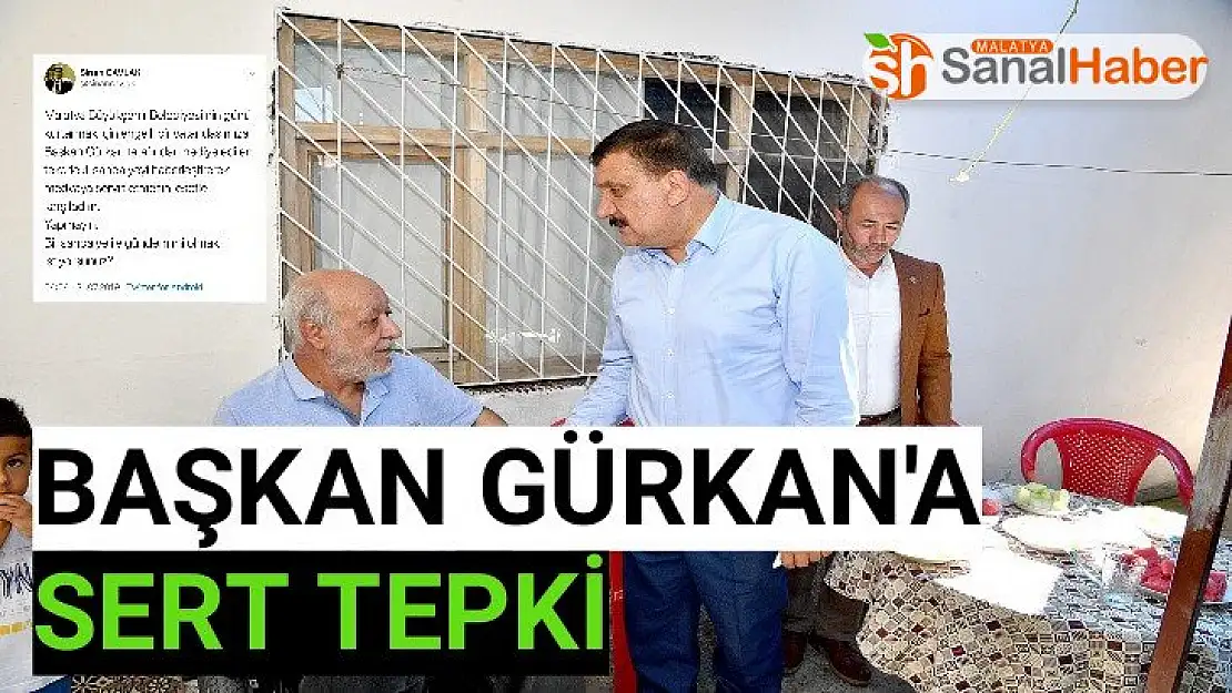 Başkan Gürkan´a sert tepki