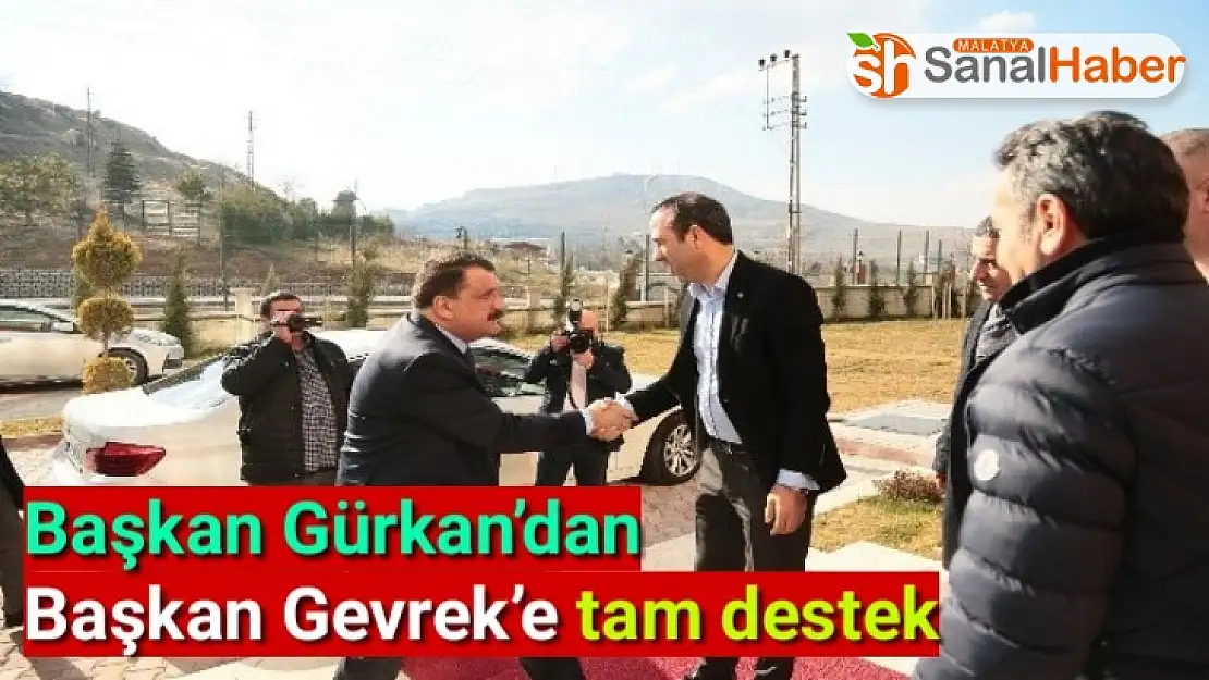 Başkan Gürkan´dan Başkan Gevrek´e tam destek