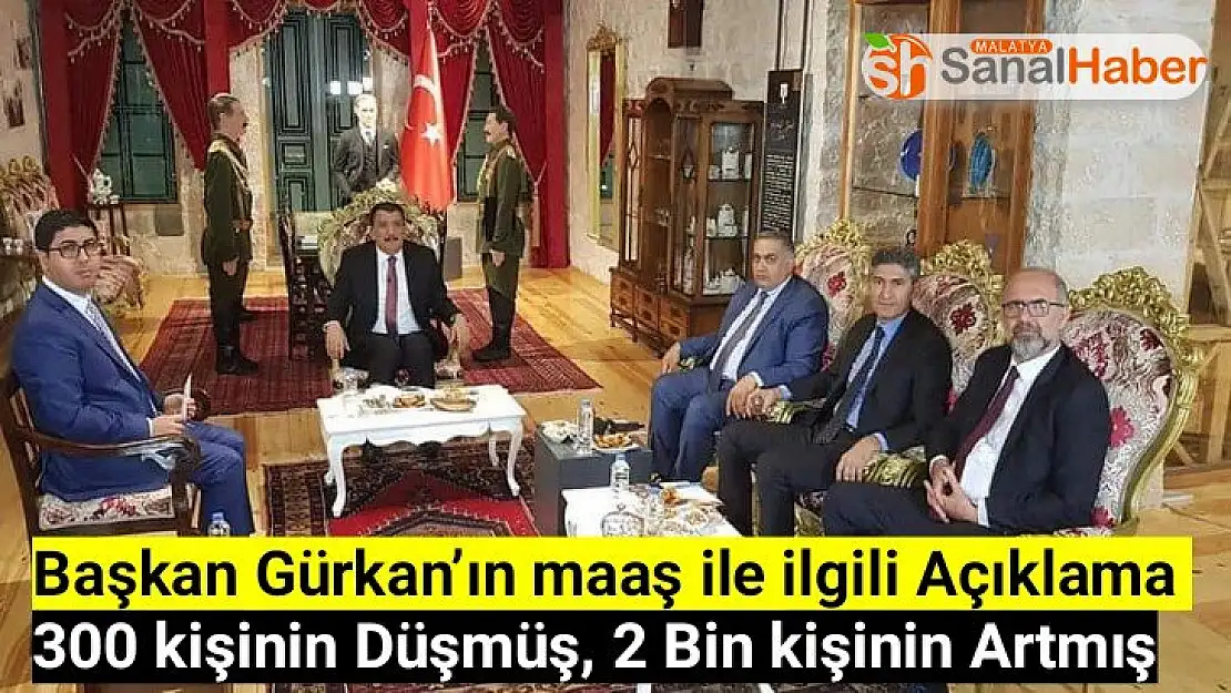 Başkan Gürkan´ın maaş ile ilgili Açıklaması