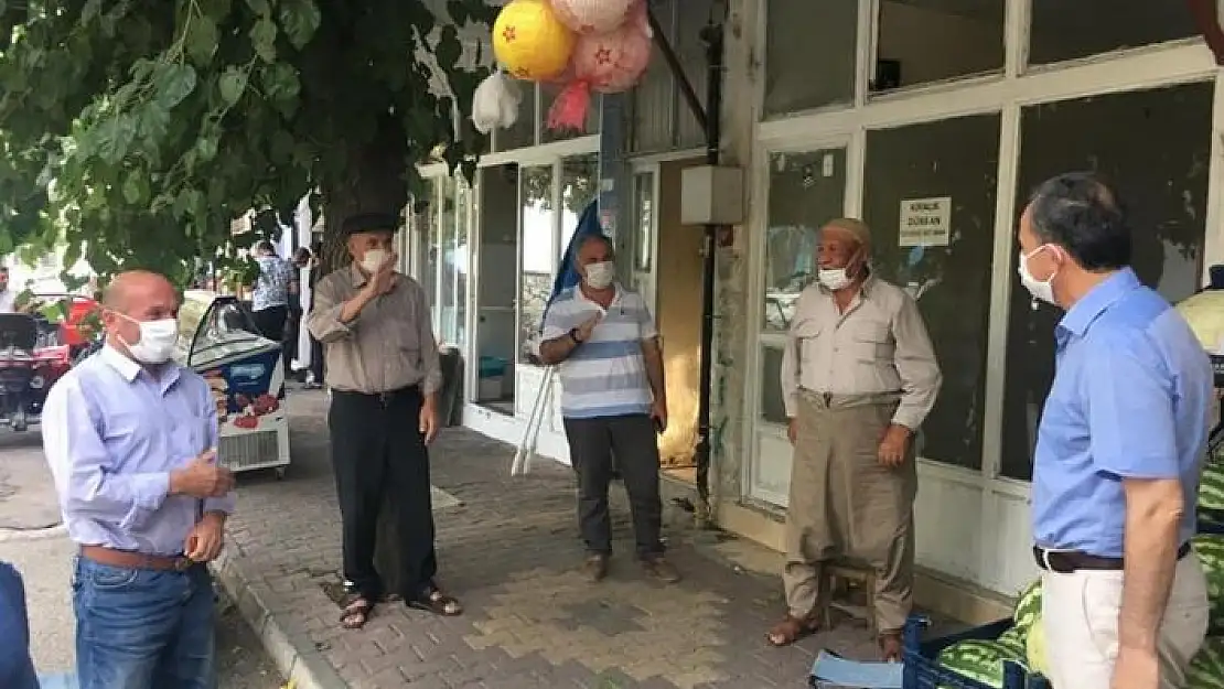 'Başkan Kılınç, eski Samsat Caddesi esnafıyla bir araya geldi'