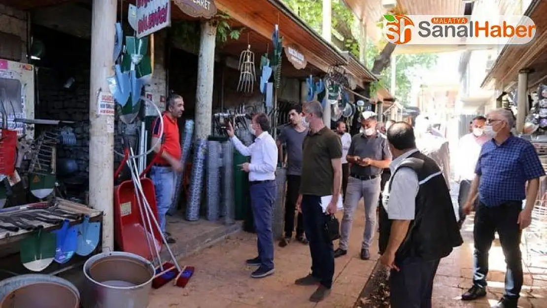 Başkan Kılınç, oturakçı pazarı esnafıyla bir araya geldi