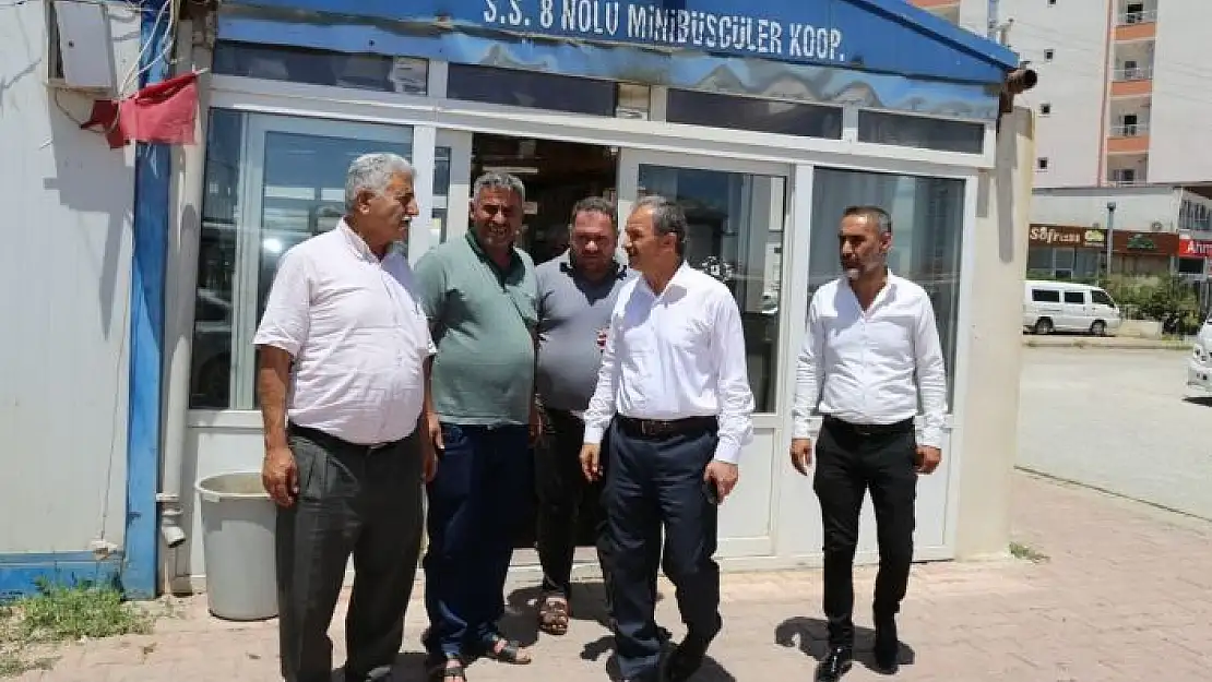 'Başkan Kılınç, ziyaret minibüs kooperatifi şoförleriyle bir araya geldi'