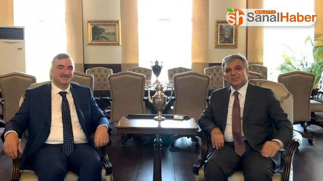 Başkan Turanlı 11. Cumhurbaşkanı Abdullah Gül ile bir araya geldi