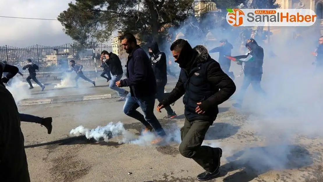 Batı Şeria'da 'Yüzyılın Anlaşması' protesto edildi
