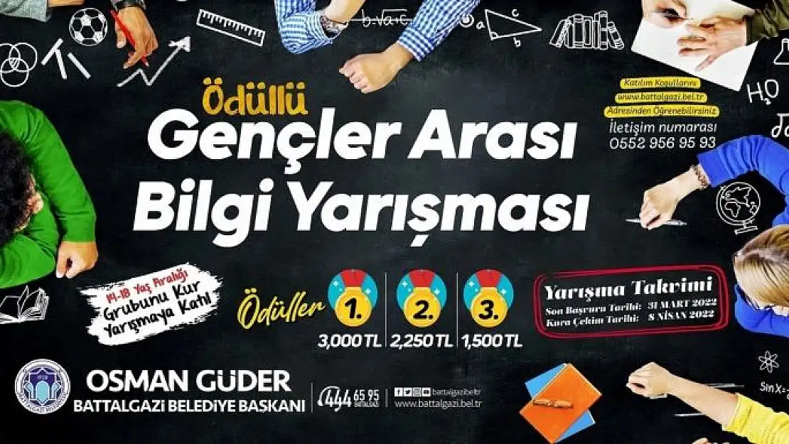 'Battalgazi Belediyesi´nden ödüllü bilgi yarışması'