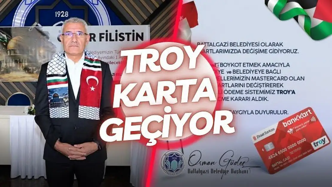 Battalgazi Belediyesi TROY karta geçiyor