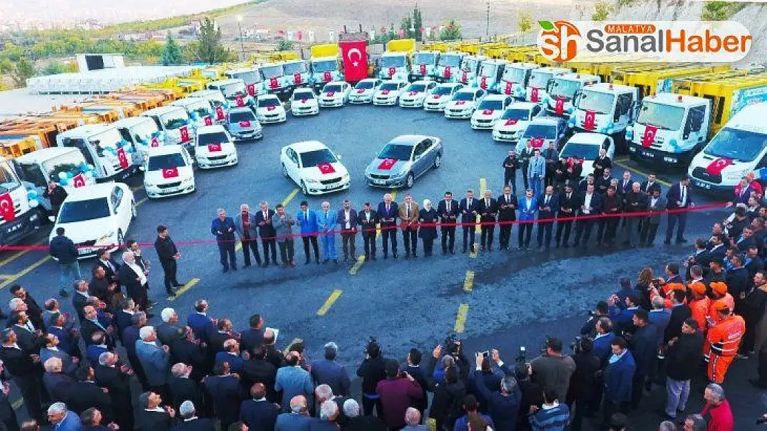 Battalgazi Belediyesinin araç  filosuna  75 takviye