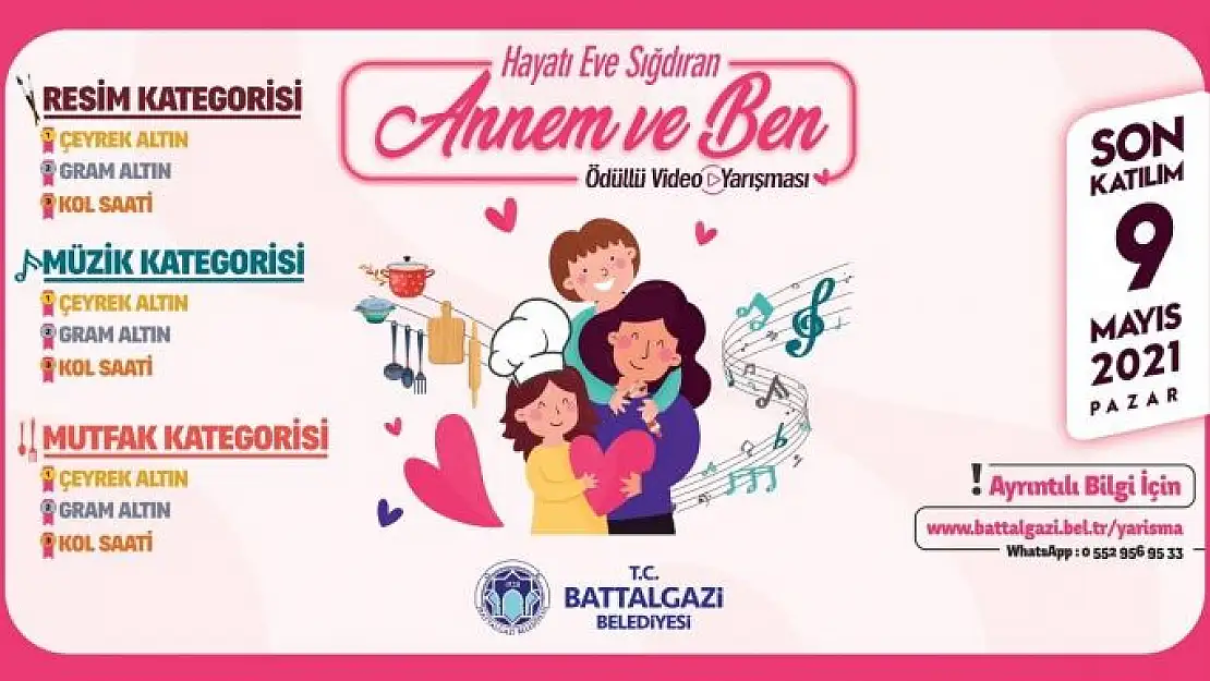 'Battalgazi´de Anneler Günü´ne özel videolu yarışma'
