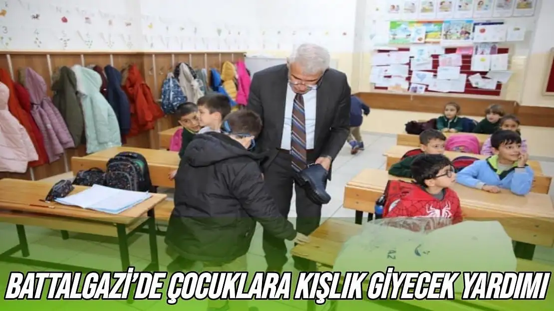 Battalgazi´de çocuklara kışlık giyecek yardımı