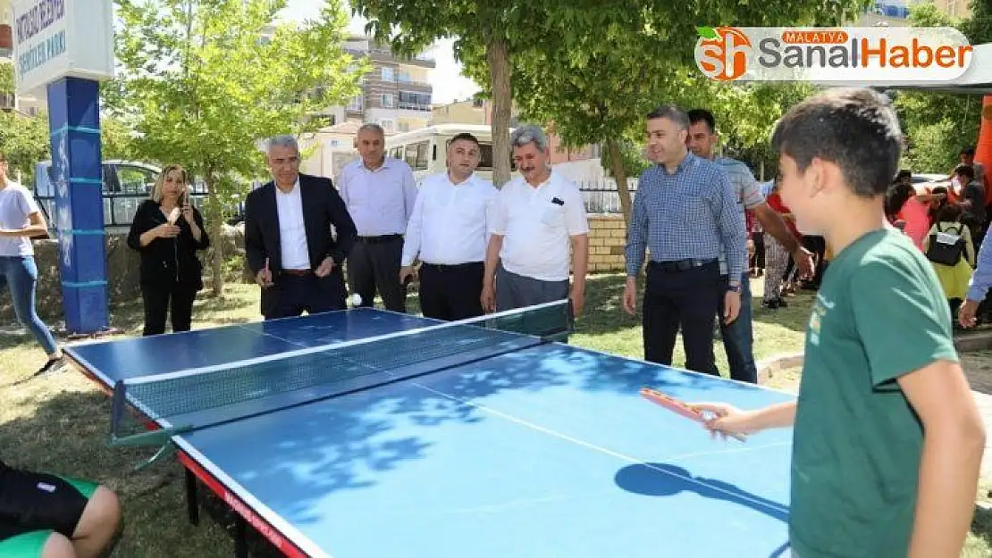 Battalgazi'de mahalle sakinleri parklarına sahip çıkıyor