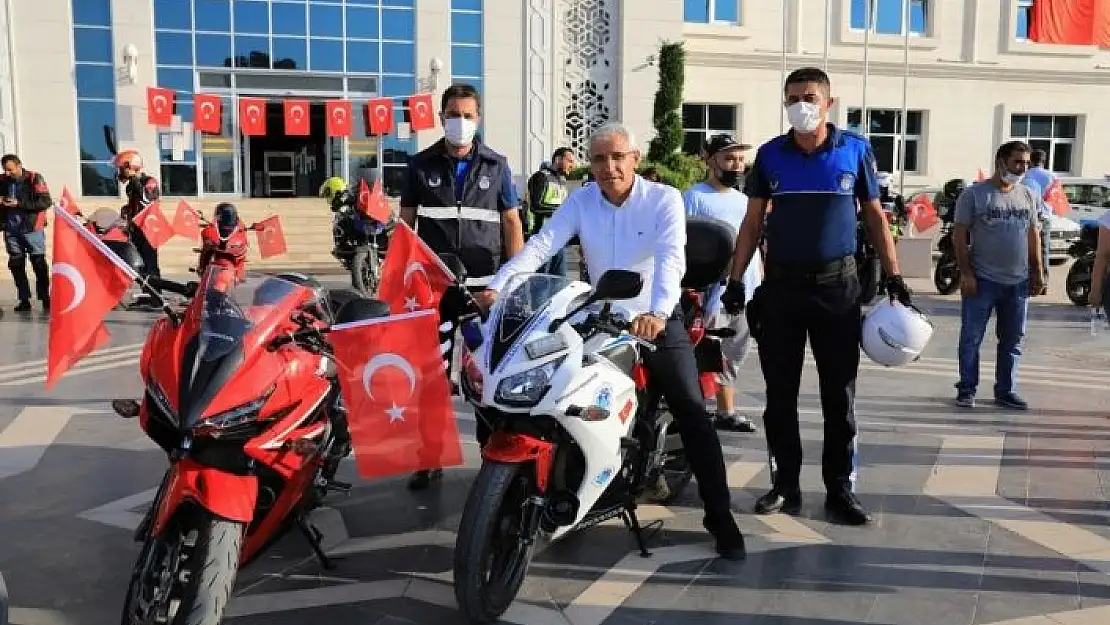 'Battalgazi´de motosiklet kortejli zafer bayramı kutlaması'