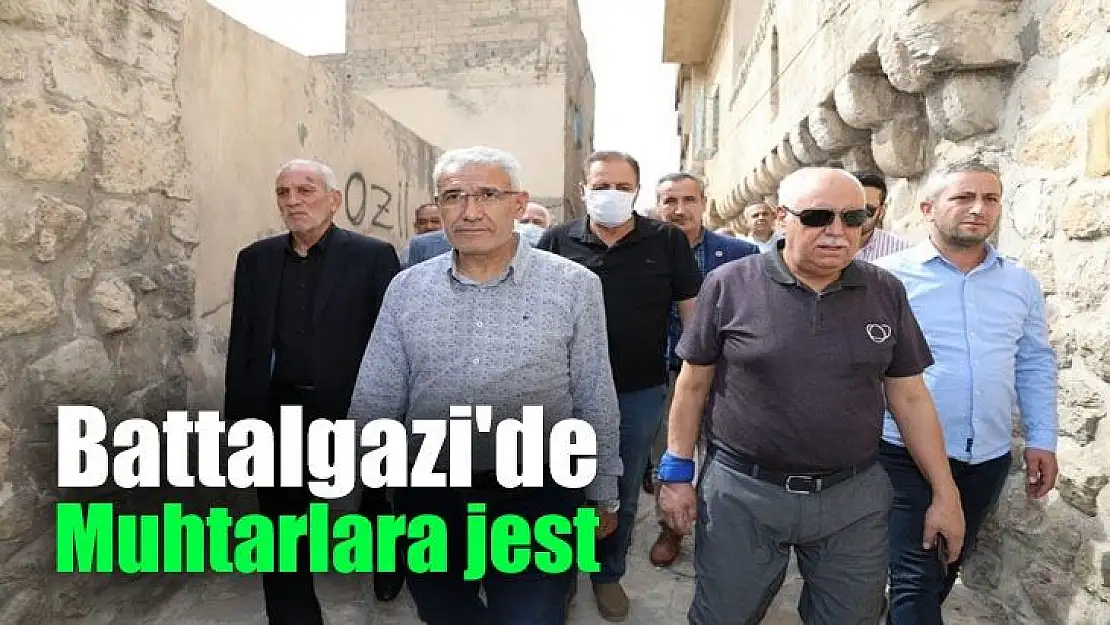 Battalgazi´de muhtarlara jest