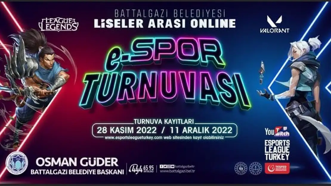 'Battalgazi´de ödüllü e-spor turnuvası'