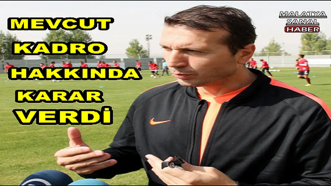 BAYRAM BEKTAŞ MEVCUT KADRO HAKKINDA BİLGİ VERDİ