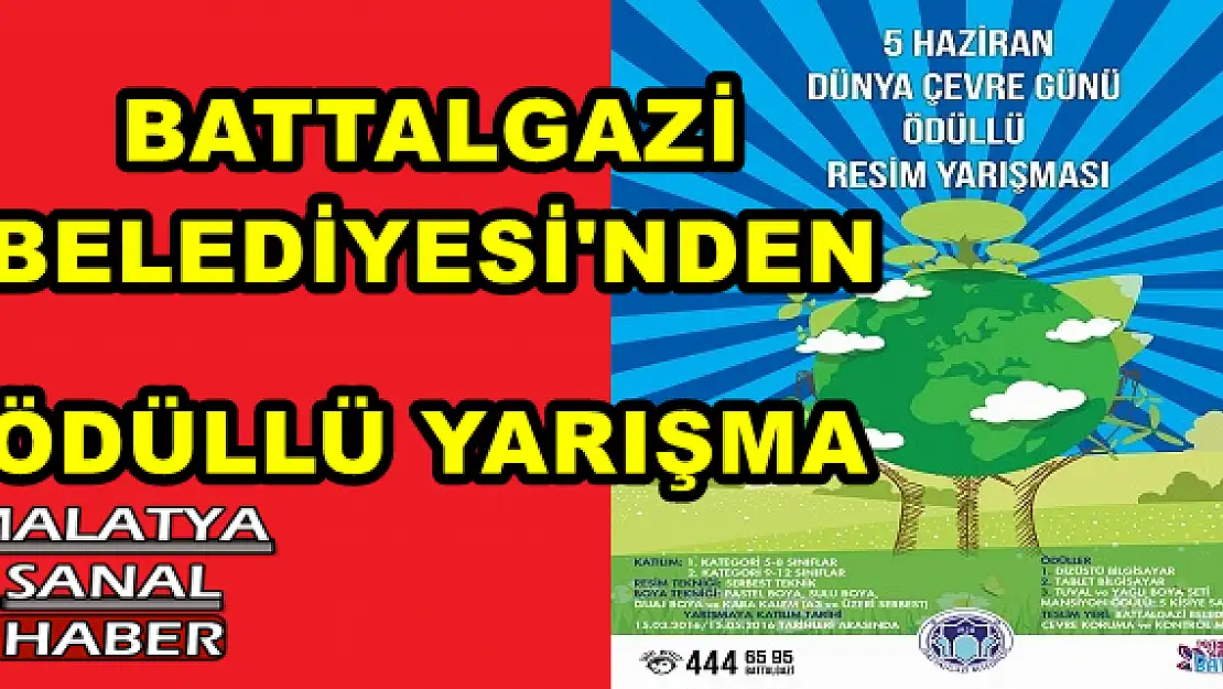 BATTALGAZİ BELEDİYESİ'NDEN ÖDÜLLÜ YARIŞMA