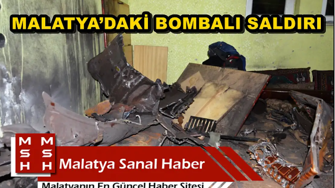 MALATYA´DAKİ BOMBALI SALDIRI