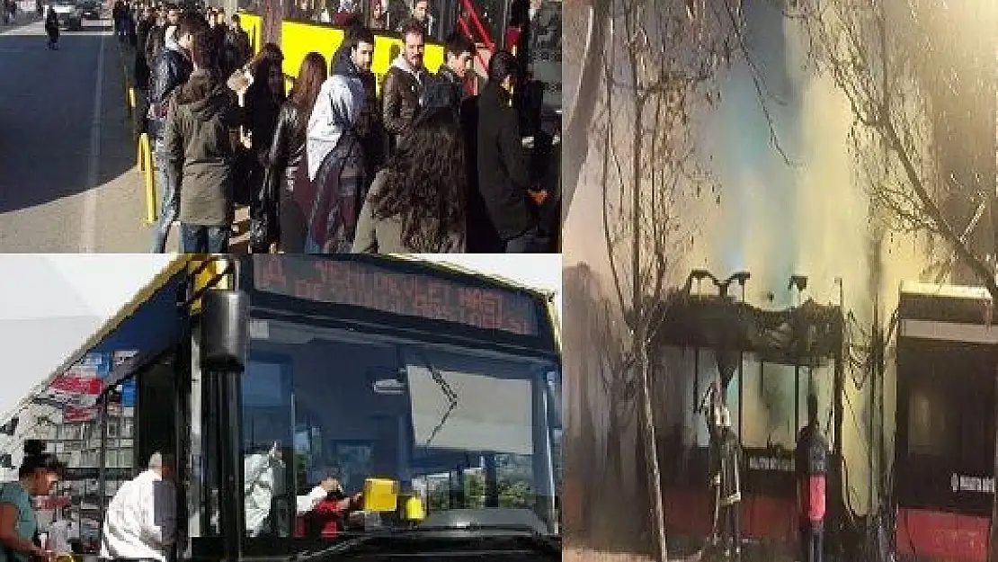 ÜNİVERSİTEDE OTOBÜS ÇİLESİ