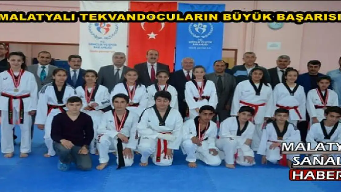 MALATYALI TEKVANDOCULARIN BÜYÜK BAŞARISI