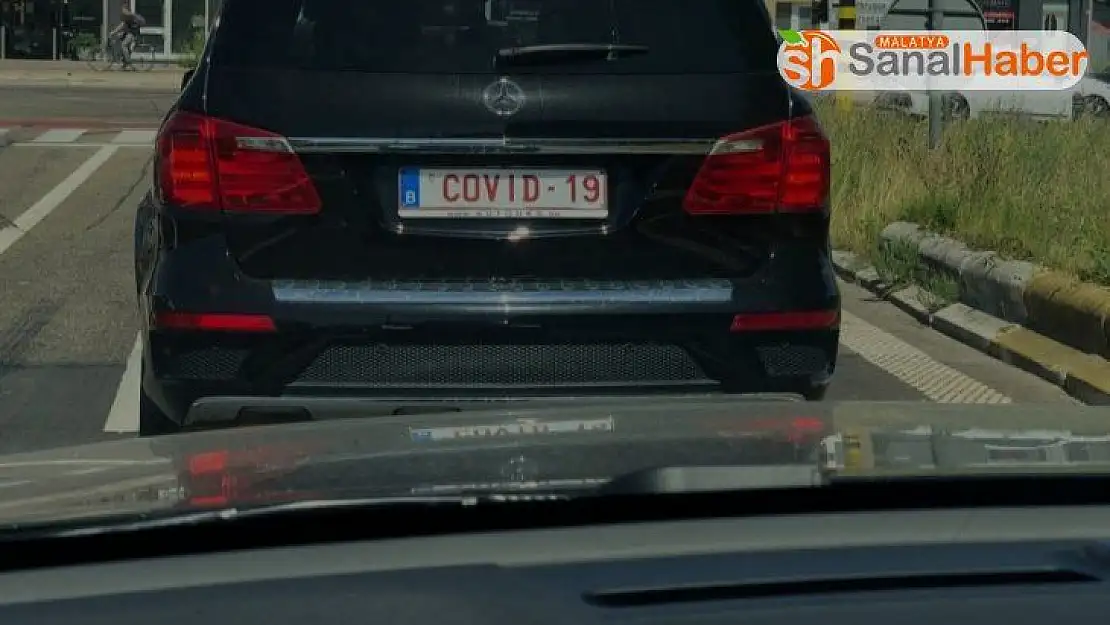 Belçika'da bin Euro'ya 'Covid-19' plakası