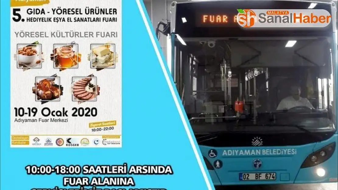 Belediye otobüsleri fuar alanına kadar hizmet verecek