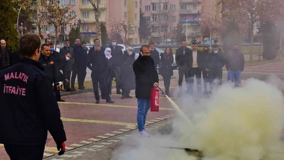 'BELSOS Personellerine yangın eğitimi verildi'