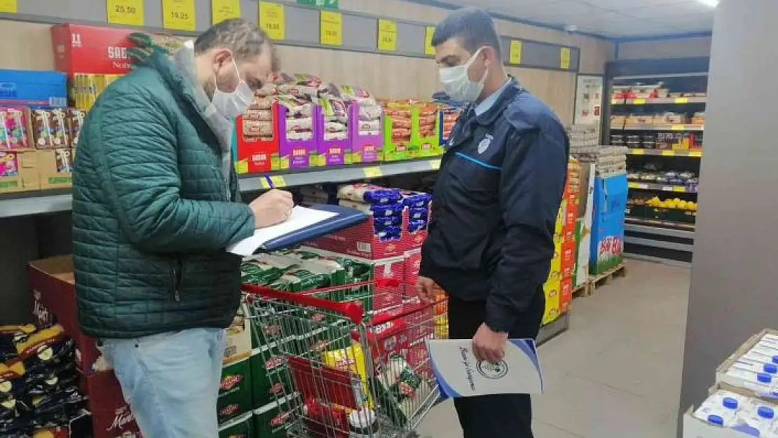 'Besni Belediyesi zabıta ekipleri market ve fırınları denetledi'