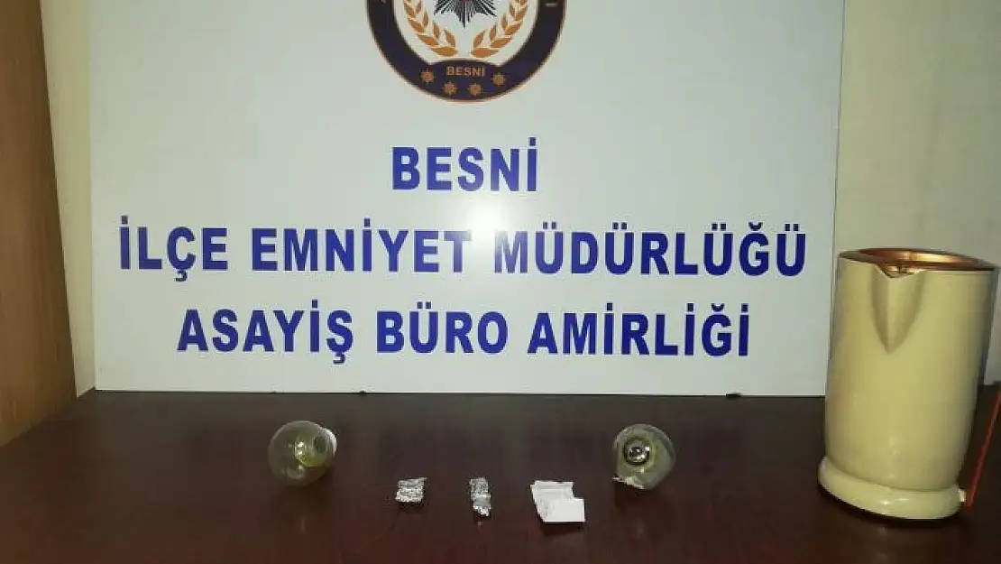 'Besni´de 12 şahıs uyuşturucudan gözaltına alındı'