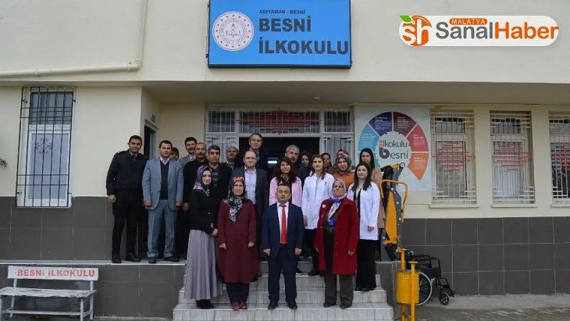 Besni İlkokulu devlete yük olmadan yenilendi