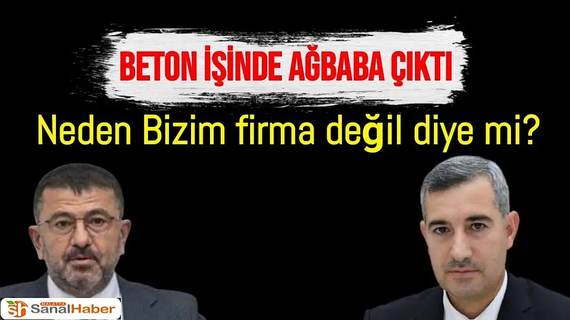Beton işinde Ağbaba Çıktı ya 