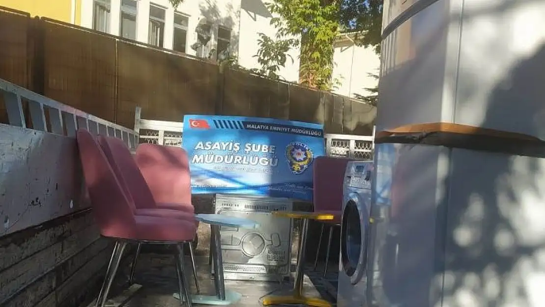 'Beyaz eşya hırsızı polisten kaçamadı'