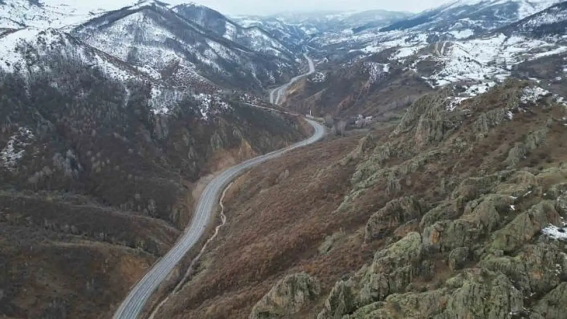 'Beyaza bürünen Geminbeli Geçiti görsel şölen oluşturdu'