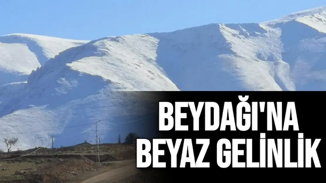 Beydağı´na beyaz gelinlik