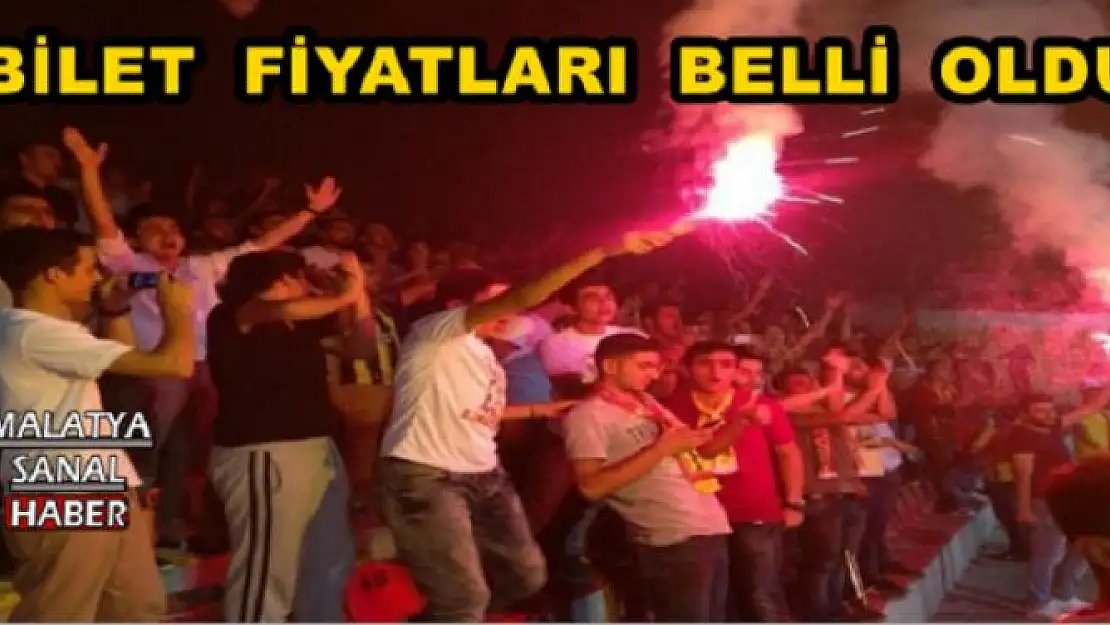 Yeni Malatyaspor - Karşıyaka Maçının Bilet Fiyatları Belli Oldu