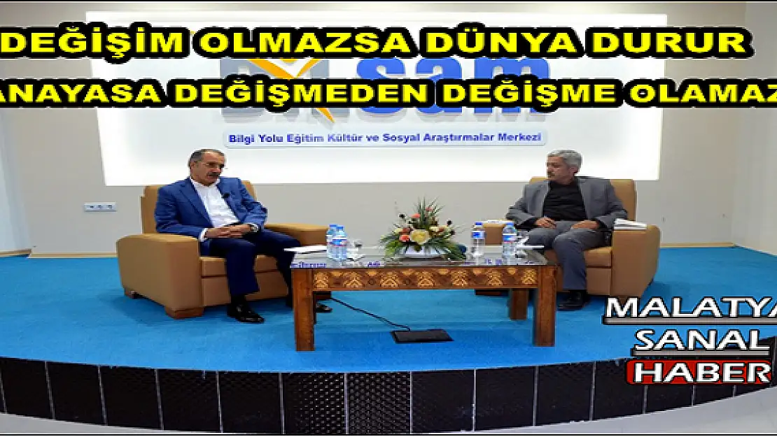 MİLLİ EĞİTİM ESKİ BAKANI ÖMER DİNÇER MALATYA´DA KONFERANSA KATILDI