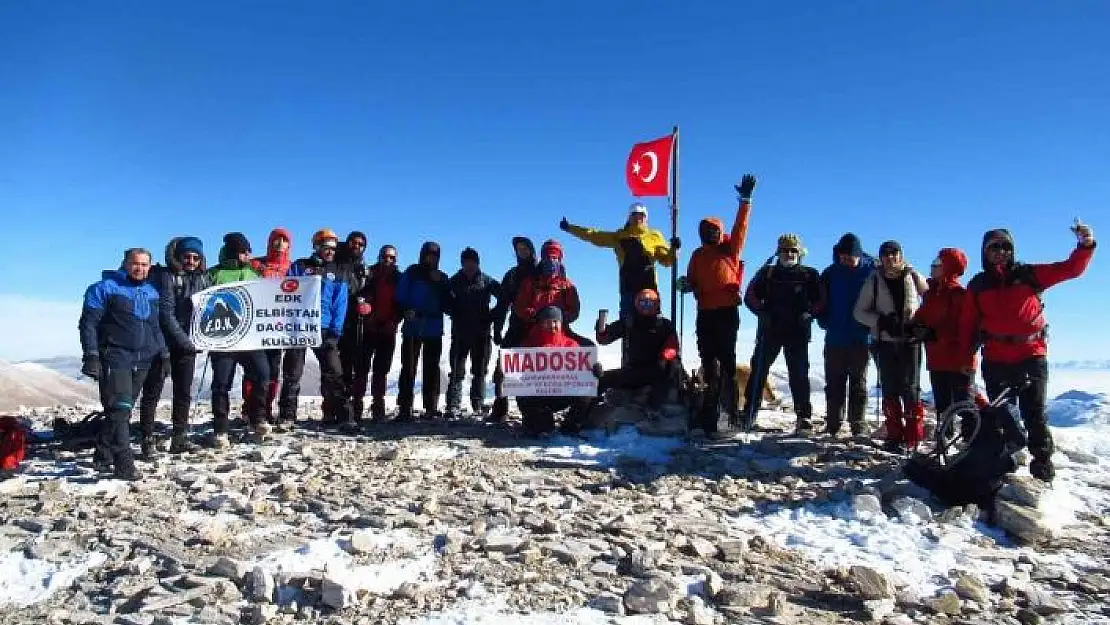 'Binboğa Dağına zirve tırmanışı'