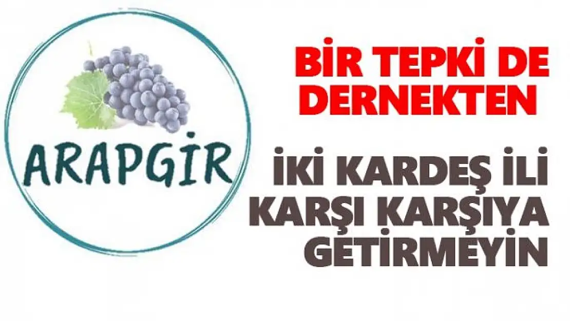 Bir Tepki de Dernekten