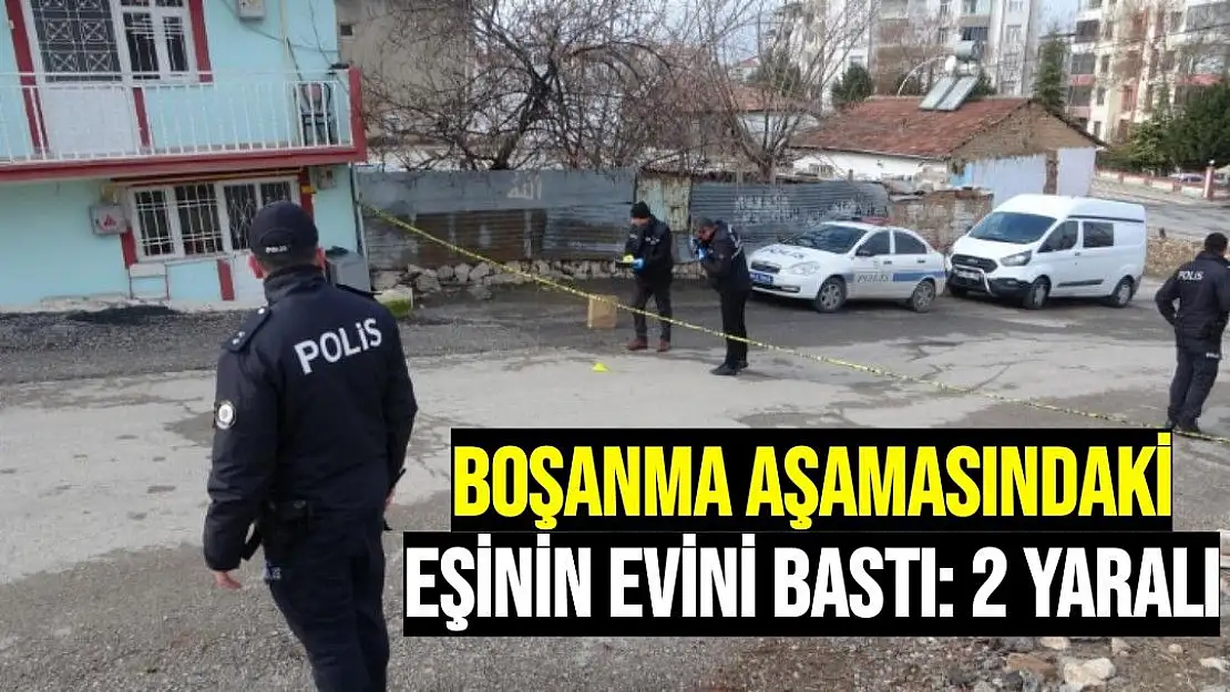 Boşanma aşamasındaki eşinin evini bastı