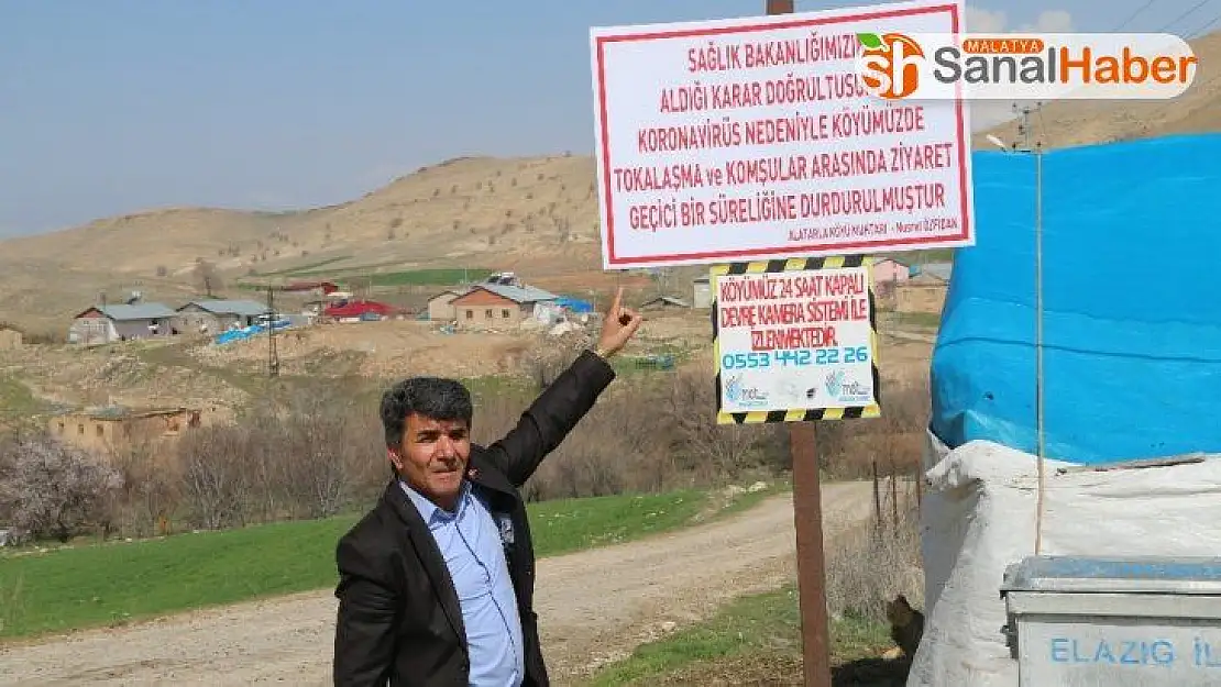 Bu köyde tokalaşma ve komşu ziyareti durduruldu