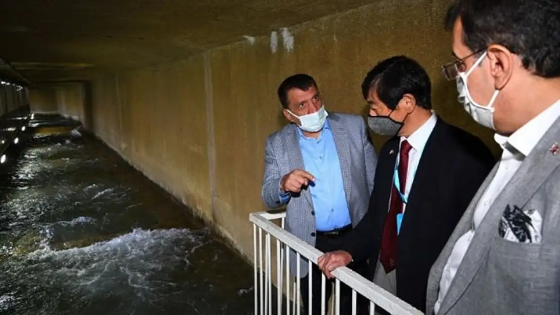 'Büyükelçisi Miyajima, ilçme suyunun çıktığı tesisi gezdi'