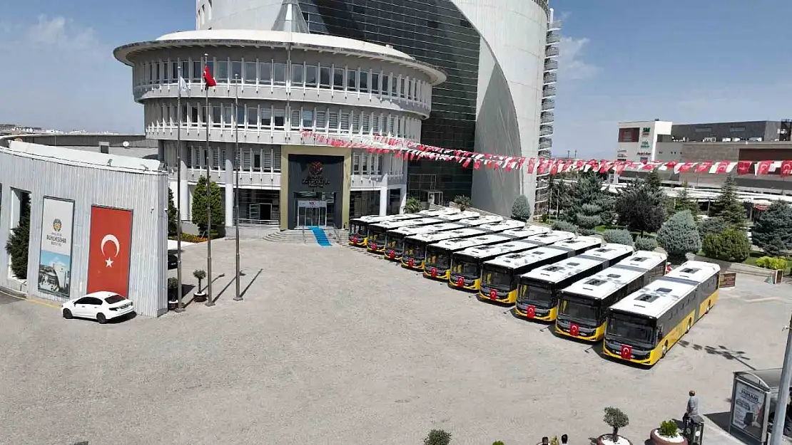 Büyükşehir Belediyesi 10 otobüs satın aldı