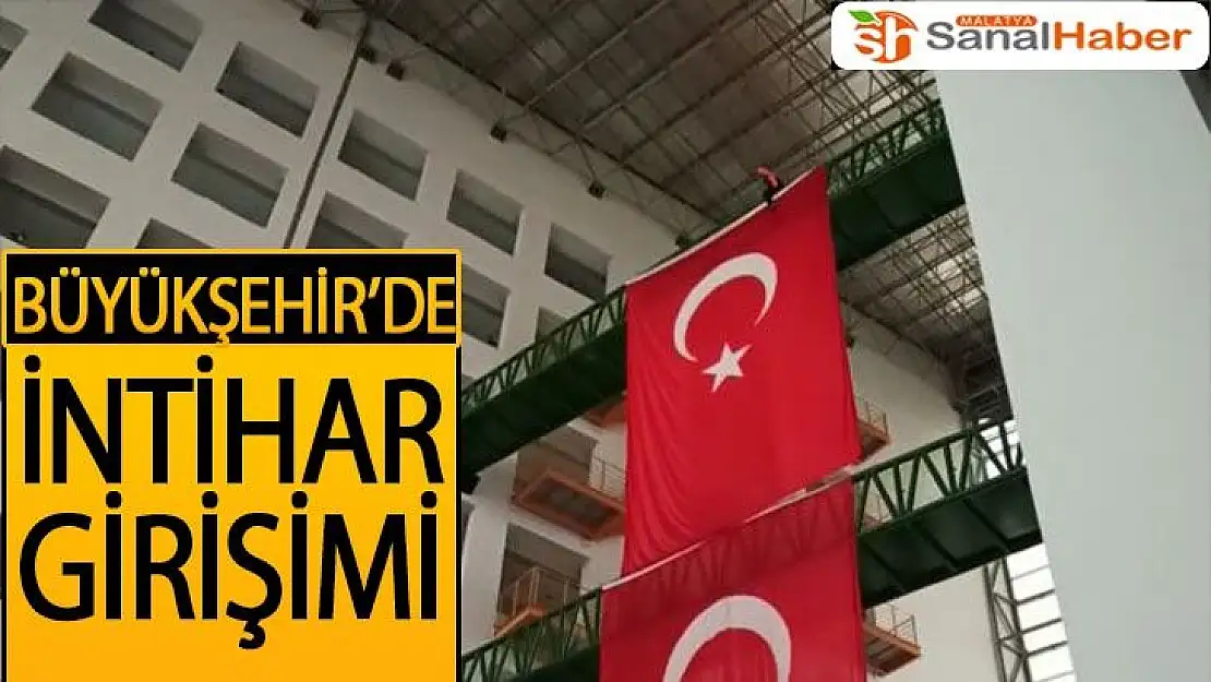 Büyükşehir'de intihar girişimi