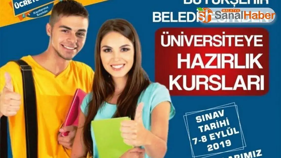 Büyükşehir´den üniversiteye hazırlık kursları için seçme sınavı düzenlenecek
