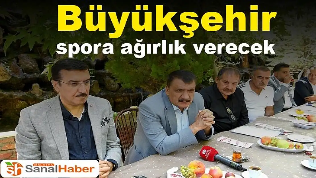 Büyükşehir spora ağırlık verecek